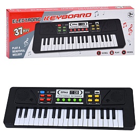 Синтезатор R742 37 клавіш, 35,5-12,5-4см, музика, регулятор гучності,3 тони,демо, бат. кор. - 1 - smarttoys.com.ua