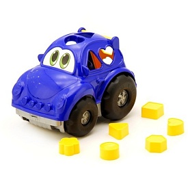 Машина-сортер "Автошка" №1: машина з вкладишами COLORPLAST 0282 - 1 - smarttoys.com.ua