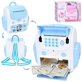 Банківський термінал 17529 рюкзак, код, затягує купюри, 2 види, муз., бат., кор., 29-23-10 см. - 1 - smarttoys.com.ua