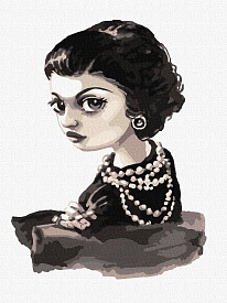 Набір для розпису по номерах. "Коко Шанель" 30х40см - 1 - smarttoys.com.ua