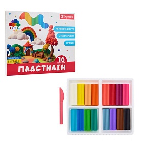 Пластилін 1Вересня, 16 кол., 320г "Classic" - 1 - smarttoys.com.ua