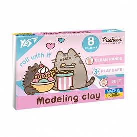 Пластилін Yes, 8 кол., 160г "Pusheen" - 1 - smarttoys.com.ua