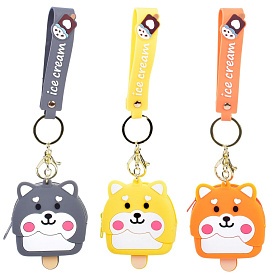 Гаманець 1-95 застібка-блискавка, силікон, брелок, 4 кольори, кул., 9-7,5-2 см. - 1 - smarttoys.com.ua