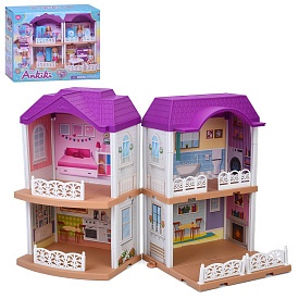 Будиночок 606133 2 поверхи, ш51,5-25,5-в42см, в кор-ці, 33-26-13см - 1 - smarttoys.com.ua