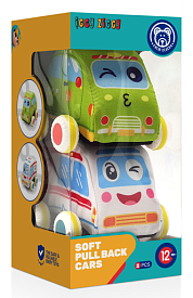 IGGY ZIGGY розвиваючий набір: М'ЯКІ МАШИНКИ 2ШТ - 1 - smarttoys.com.ua