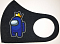 Маска Pitta Print M Among Us Blue D. King Black																						 - 1 - smarttoys.com.ua