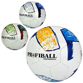 М'яч футбольний 3000-51 розмір 5, ПУ1,4мм, 32 панелі, ручна робота,420-440г, 3 кольори, у пакеті - 1 - smarttoys.com.ua