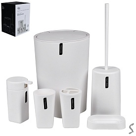 Набір для ванної 6пр/наб 21*21*28см R100763 - 1 - smarttoys.com.ua