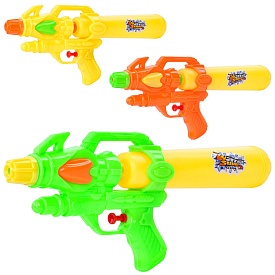 Водяний пістолет 6399-F 3 кольори, кул., 14-32-4,5 см. - 1 - smarttoys.com.ua
