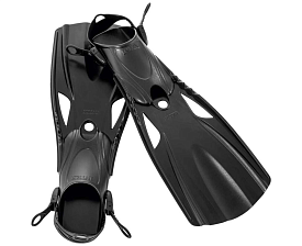 Intex 55634, ласти для плавання, чорні, 38-40р M-24-26см - 1 - smarttoys.com.ua