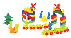 Конструктор "Майстер-Блок" №3 (93 деталі), пак. пвх 1-025  - 1 - smarttoys.com.ua