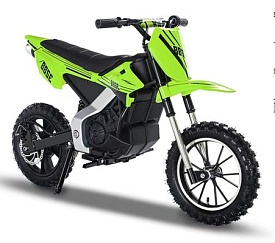 Мотоцикл M 6076AL-5 3 акум.12V7AH, 1 мотор 300W, шкіра, гумові колеса, зелений. - 1 - smarttoys.com.ua