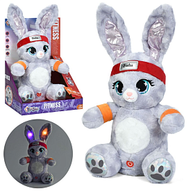М'яка іграшка T508 зайчик, запис, рухливі вушка, 2 режими, муз., світло, бат., кор., 22,5-31-16 см. - 1 - smarttoys.com.ua