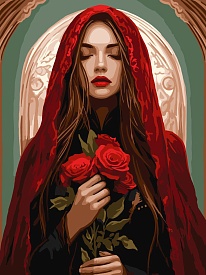 Набір для розпису по номерах "Зачарована" 30х40см - 1 - smarttoys.com.ua