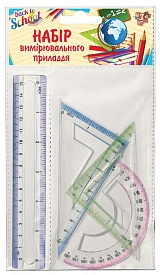 Набір лінійок YES (4 предм.), лінійка 15 см - 1 - smarttoys.com.ua