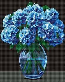 Набір з алмазною мозаїкою "Букет гортензій" з АВ стразами 40х50см - 1 - smarttoys.com.ua