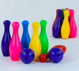 Кеглі "Великі №1" 024/1 (6) в сітці "BAMSIC" - 1 - smarttoys.com.ua