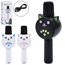 Мікрофон MC811 акум., BТ, FM, MP3, TFслот, USB, 3 кольори, кор., 8-20,5-5,5см. - 1 - smarttoys.com.ua