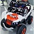 Джип M 6349EBLR-7(24V) 2,4G радіокер.,1*24V8AH, 4мот.45W,MP3, USB,TF,BLUETOOTH, EVA, шкіра,помаранч. - 1 - smarttoys.com.ua