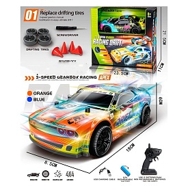 Машина 585-137C радіо/к2,4G, акум,світло, корпус не б'ється, дрифт, доп.колеса, 4х4,USBзар.2кольори. - 1 - smarttoys.com.ua