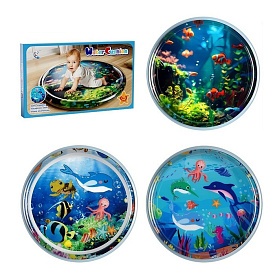 Килимок для немовляти PP01  водяний килимок, надувний, 92,5см, насос, в кор-ці, 32-19-3см - 1 - smarttoys.com.ua