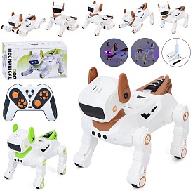 Тварина 1058) радіокер.2,4G, акум, 21см, пара/дим, звук, світло, їздить/танц..,сенсор,програм.,USB, - 1 - smarttoys.com.ua