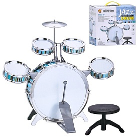 Барабан 2042T барабанна установка, 5 барабанів, стільчик, кор., 32,5-32,5-13,5 см. - 1 - smarttoys.com.ua