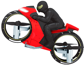 Квадрокоптер ZIPP Toys Flying Motorcycle к:червоний - 1 - smarttoys.com.ua