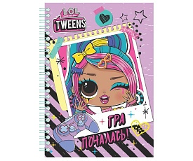 Скетчбук А5, 96 с. ТМ "L.O.L. SURPRISE! TWEENS" (фіолетовий) - 1 - smarttoys.com.ua