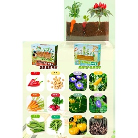 Набір для творчості 709757 грунт, насіння, ємність(пластик) 21-13-4см, в кор-ці, 27-23-9,5см - 1 - smarttoys.com.ua