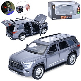 Джип 88K24W-1I мет.,інерц,1:24,відчин.двері/капот/багаж.,2кольори,муз.,світло,бат.,кор.,25-13,5-12см - 1 - smarttoys.com.ua