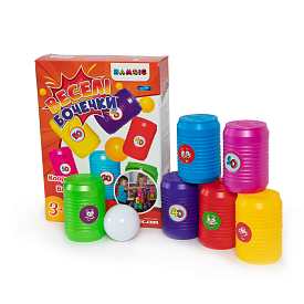 Набір дитячий "Бочонки для боулінгу №1" (у коробці) арт 1901 Бамсик - 1 - smarttoys.com.ua