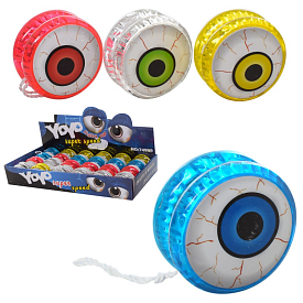 Йо-йо M 5807 око, 24 шт. (мікс кольорів) в диспл., світло, бат. (таб.), 38-17-6 см. - 1 - smarttoys.com.ua