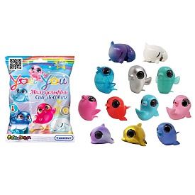 Колекційна фігурка-сюрприз YOU YOU – МИЛІ ДЕЛЬФІНИ (в диспл.) - 1 - smarttoys.com.ua