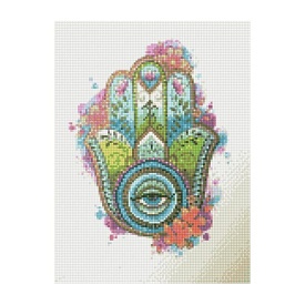Алмазна мозаїка «Квітковий амулет», 30х40 см - 1 - smarttoys.com.ua