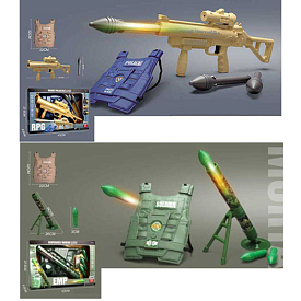 Автомат 2024-25 жилет, 2 види (військовий, поліція), кор., 43-28-6,58 см. - 1 - smarttoys.com.ua