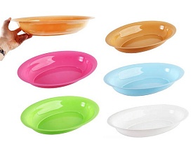 Блюдо овальне (Мікс кольорів) - 1 - smarttoys.com.ua