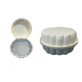 Doloni Пісочниця - басейн "Мушля" арт. 01236/09 кремова/св. сірий - 1 - smarttoys.com.ua