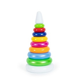 Іграшка дитяча "Піраміда Веселка 3" арт. 1820 Бамсик - 1 - smarttoys.com.ua
