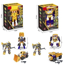 Трансформер 908-1D-2D робот+будтехніка, зброя, 2 види, кор., 15-21,5-8 см. - 1 - smarttoys.com.ua