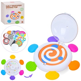 Гра YB11606 3в1, прорізувач, спінер, лабиринт, присоска, картки 12шт., дзеркало,кор.,12,5-13,5-5,5см - 1 - smarttoys.com.ua