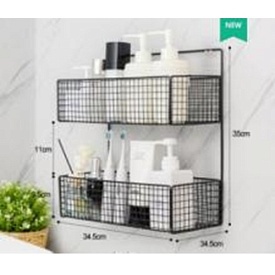 Полиця універсальна настінна 2яр 35.5*36.5*15.5см TL00413 - 1 - smarttoys.com.ua