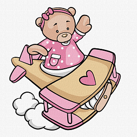 Набір для розпису по номерах для дітей "Розправивши крила" 25х25см - 1 - smarttoys.com.ua