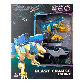 Ігровий набір SCREECHERS WILD! S5 L1 V2 - СОЛЕНТ (запускач-бластер, машинка-трансформер) - 1 - smarttoys.com.ua