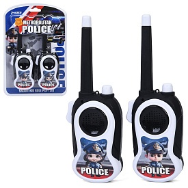 Рація 007-5B поліція, 2шт, 20,5см, на бат-ці, у слюді, 19,5-29-4см - 1 - smarttoys.com.ua