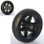 Колесо M 4262-EVA WHEEL EVA, з перехідником для мотоцикла M 4262, діам.30см., ширина 9см. - 1 - smarttoys.com.ua