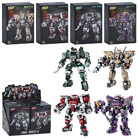 Конструктор B2181 робот, від 242дет, в кор-ці, 4шт(4види) в дисплеї, 31-21,5-16см - 1 - smarttoys.com.ua