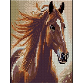 Алмазна картина Strateg Величний кінь 30х40 (ZAV3040-65) - 1 - smarttoys.com.ua