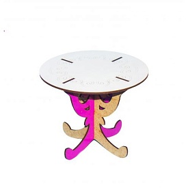 Стіл круглий (рожевий) - 1 - smarttoys.com.ua