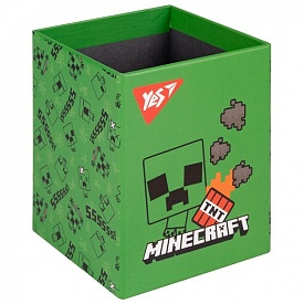 Стакан для письмового приладдя Yes "Minecraft", картон - 1 - smarttoys.com.ua